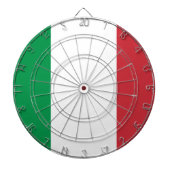 Vlag van Italië Dartbord (Voorkant)