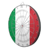Vlag van Italië Dartbord (Voorkant Rechts)