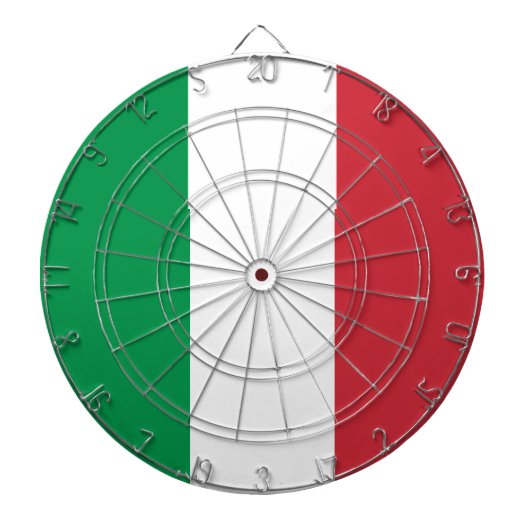 Vlag van Italië Dartbord (Voorkant)