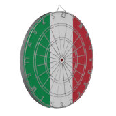 Vlag van Italië Dartbord (Voorkant Links)