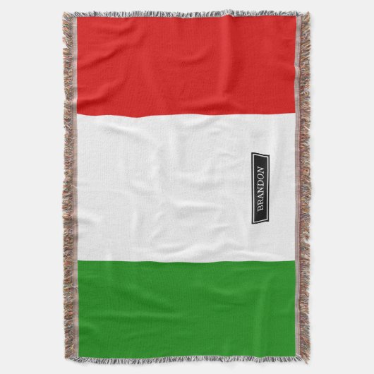 Vlag van Italië Deken (Voorkant Verticaal)