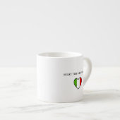 Vlag van Italië Espresso Kop (Voorkant rechts)