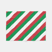 Vlag van Italië Fleece Deken (Voorkant (Horizontaal))