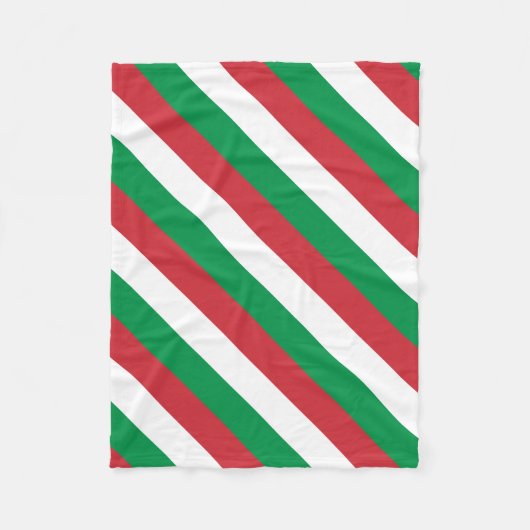 Vlag van Italië Fleece Deken (Voorkant)