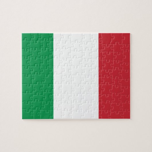 Vlag van Italië Foto Puzzle Legpuzzel (Horizontaal)