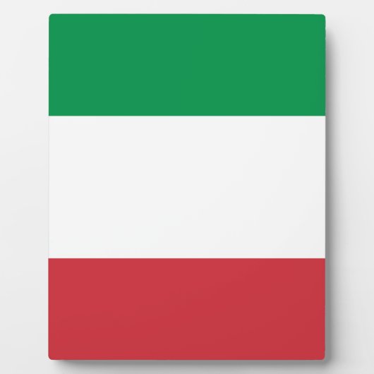 Vlag van Italië Fotoplaat (Voorkant)