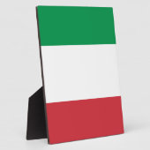 Vlag van Italië Fotoplaat (Zijkant)