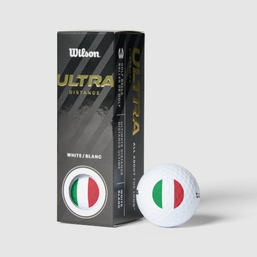 Vlag van Italië Golfballen (Verpakking)