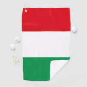 Vlag van Italië Golfhanddoek (Insitu)