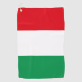 Vlag van Italië Golfhanddoek (Voorkant)