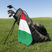 Vlag van Italië Golfhanddoek (Groen)