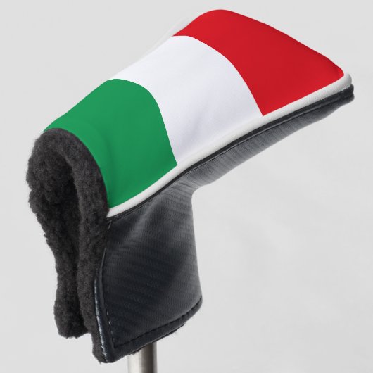 Vlag van Italië Golfheadcover (3/4 voorkant)