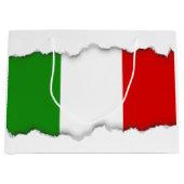 Vlag van Italië Groot Cadeauzakje (Voorkant)