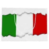 Vlag van Italië Groot Cadeauzakje (Achterkant)