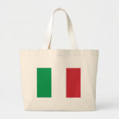 Vlag van Italië Grote Tote Bag (Voorkant)