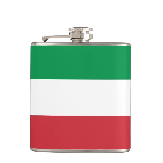 Vlag van Italië Heupfles (Voorkant)