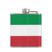 Vlag van Italië Heupfles (Achterkant)