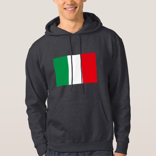 Vlag van Italië Hoodie (Voorkant)