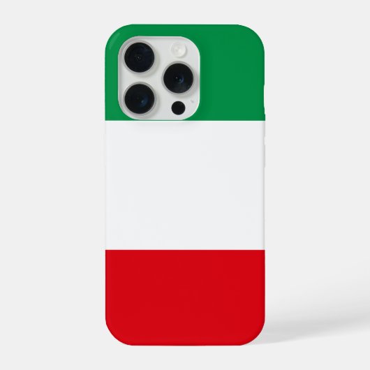 Vlag van Italië iPhone Hoesje (Achterkant)