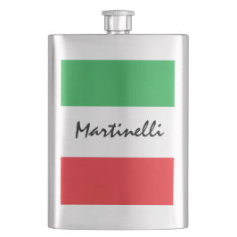 Vlag van Italië Italiaanse Tricolore Gepersonalise Heupfles