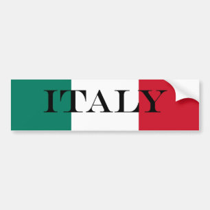 Vlag van Italië Italië Italië Italië Italië Italië Bumpersticker