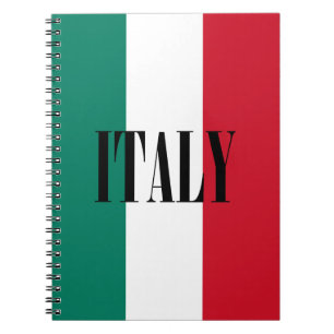 Vlag van Italië Italië Italië Italië Italië Italië Notitieboek