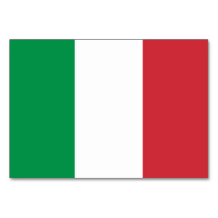 Vlag van Italië Kaart