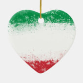 Vlag van Italië Keramisch Ornament (Achterkant)