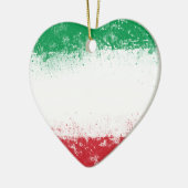 Vlag van Italië Keramisch Ornament (Links)