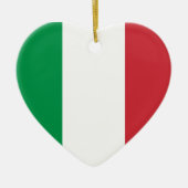 Vlag van Italië Keramisch Ornament (Voorkant)
