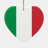 Vlag van Italië Keramisch Ornament (Achterkant)