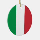Vlag van Italië Keramisch Ornament (Rechts)