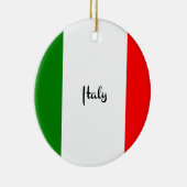 Vlag van Italië Keramisch Ornament (Rechts)