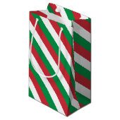 vlag van Italië Klein Cadeauzakje (Voorkant Gekanteld)