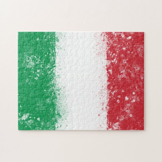 Vlag van Italië Legpuzzel (Horizontaal)