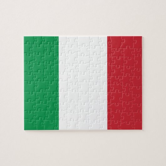 Vlag van Italië Legpuzzel (Horizontaal)