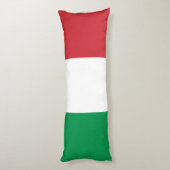 Vlag van Italië Lichaamskussen (Achterkant (Verticaal))
