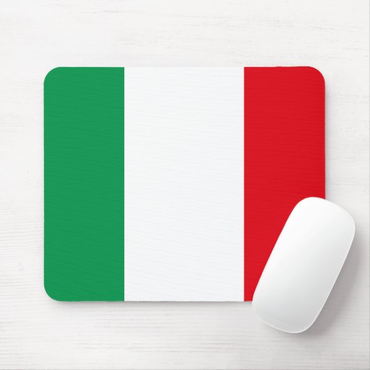 Vlag van Italië Muismat (Met muis)