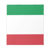 Vlag van Italië Notitieblok (Voorkant)