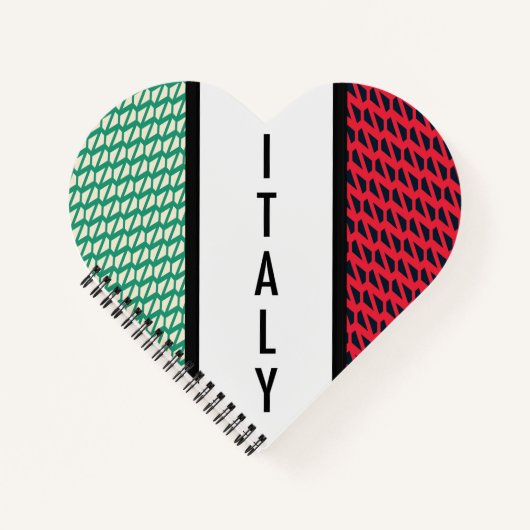 Vlag van Italië Notitieboek (Voorkant)