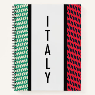 Vlag van Italië Notitieboek