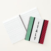 Vlag van Italië Notitieboek (Binnen)