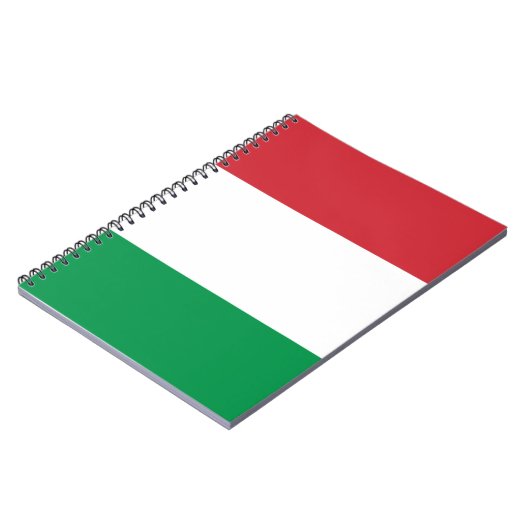 Vlag van Italië Notitieboek (Linkerzijde)