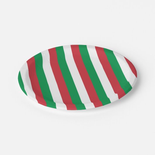 Vlag van Italië Papieren Bordje (Gekanteld)