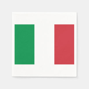 Vlag van Italië Papieren servetten