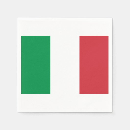 Vlag van Italië Papieren servetten (Voorkant)
