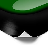 Vlag van Italië Perfect Poster (Hoek)