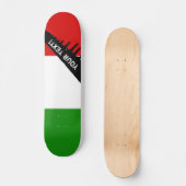 Vlag van Italië Persoonlijk Skateboard (Voorkant)