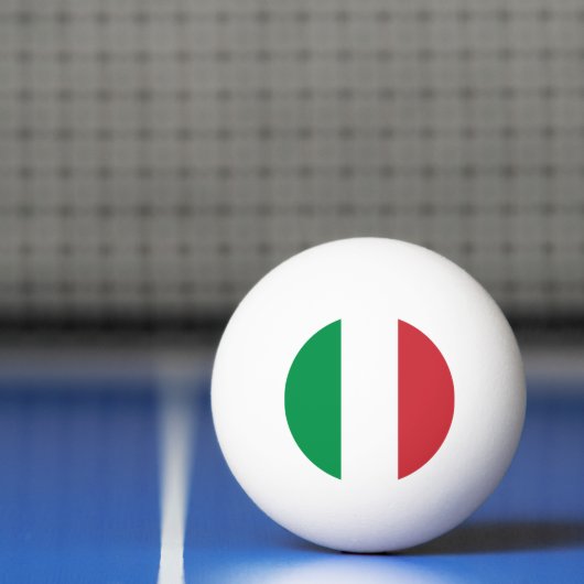 Vlag van Italië Pingpongbal (Net)