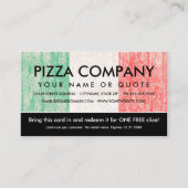 vlag van italië pizza coupon (Voorkant)
